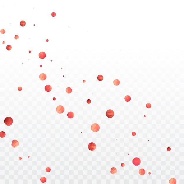 Vector red confetti background.