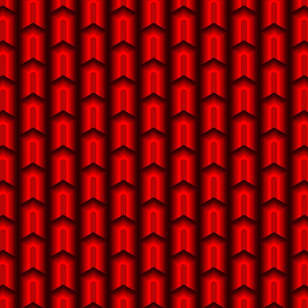 Vector red crystal pattern