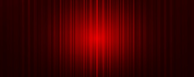 Red curtain with Light stage background