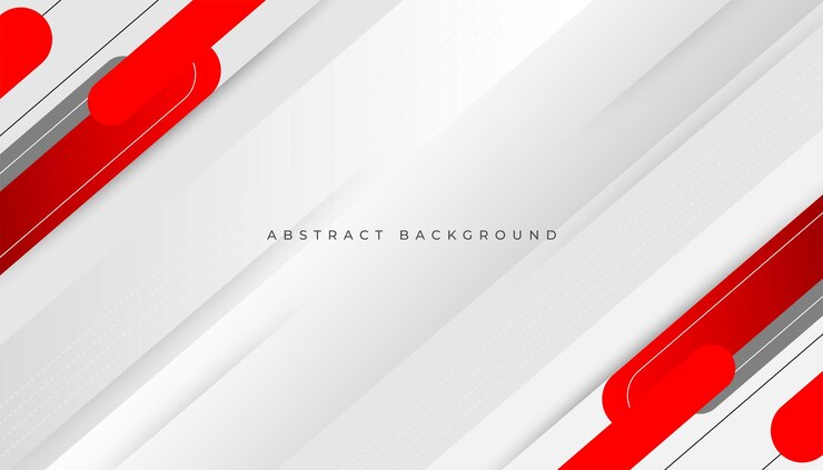 Red curve on a white background vector