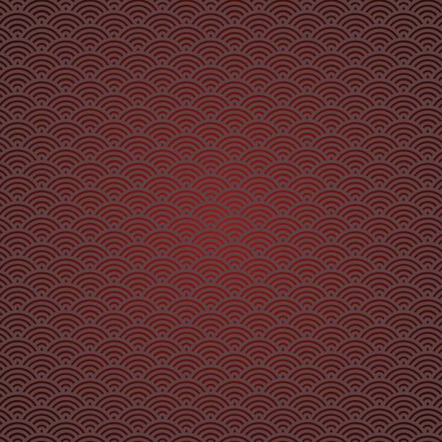 Vector red dark background with a wavy gray pattern