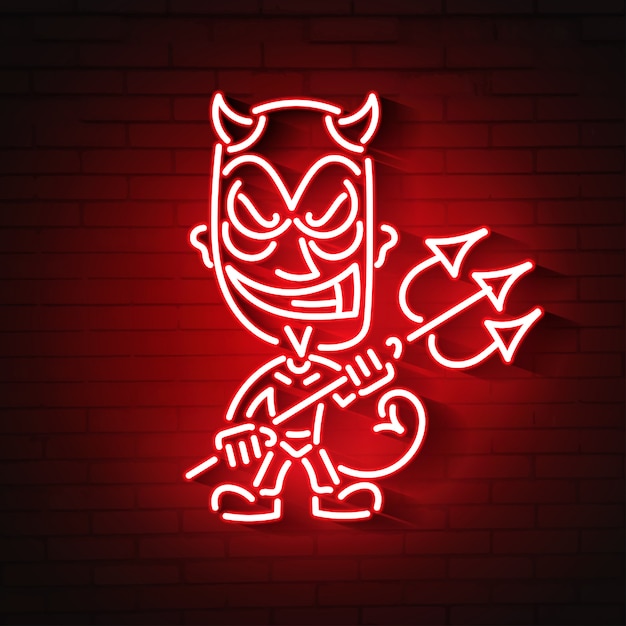 Red devil neon