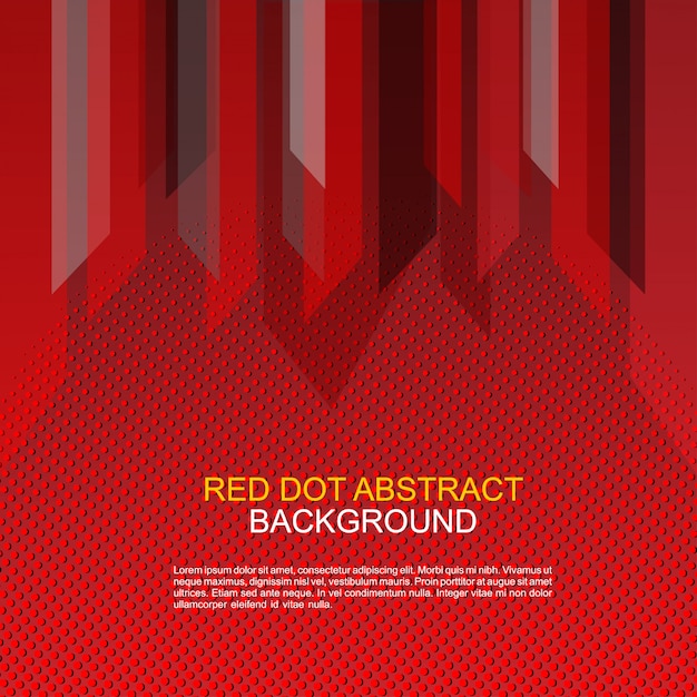 Red dot abstract background