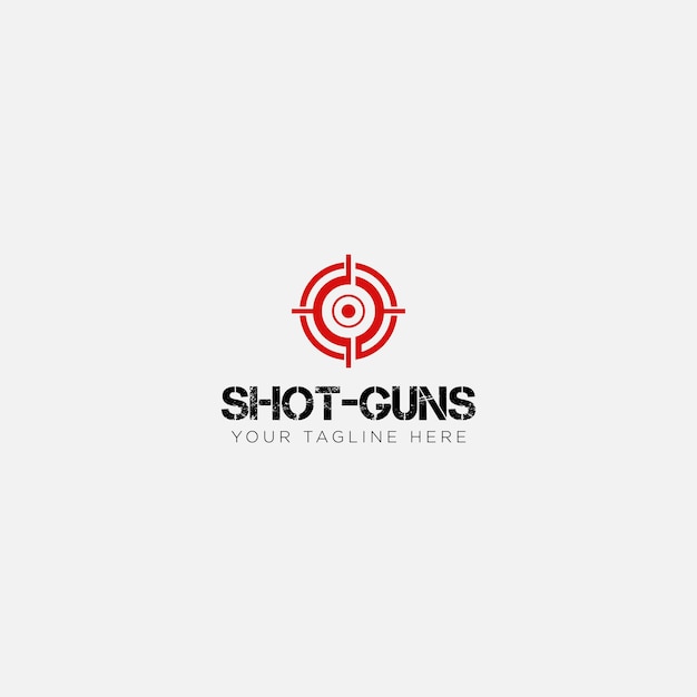 Red Dot Shot geweren logo ontwerpen