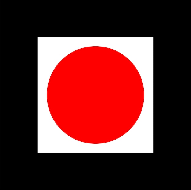 The red dot on a white square Red dot icon