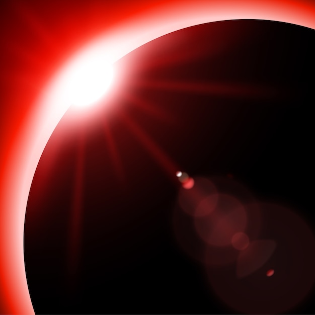 Red eclipse