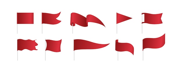 Red flags set