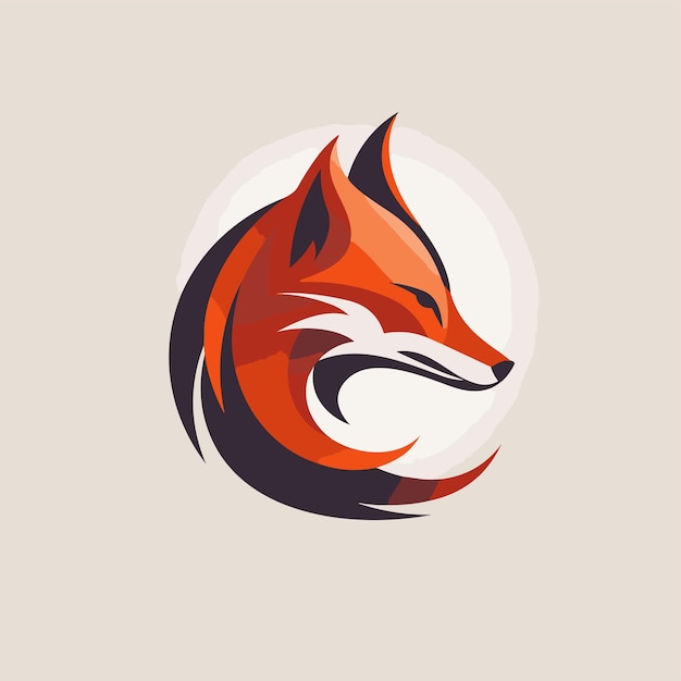 Red Fox Vector Logo