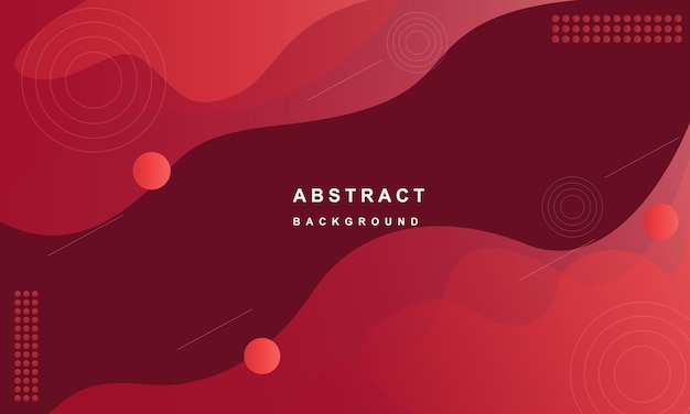 Red geometric abstract background