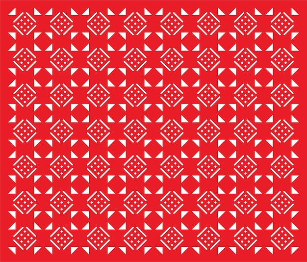 Red geometric background vector template