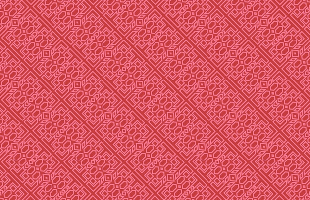 Vector red geometric design pattern