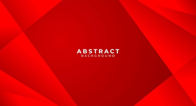 Red geometric modern background