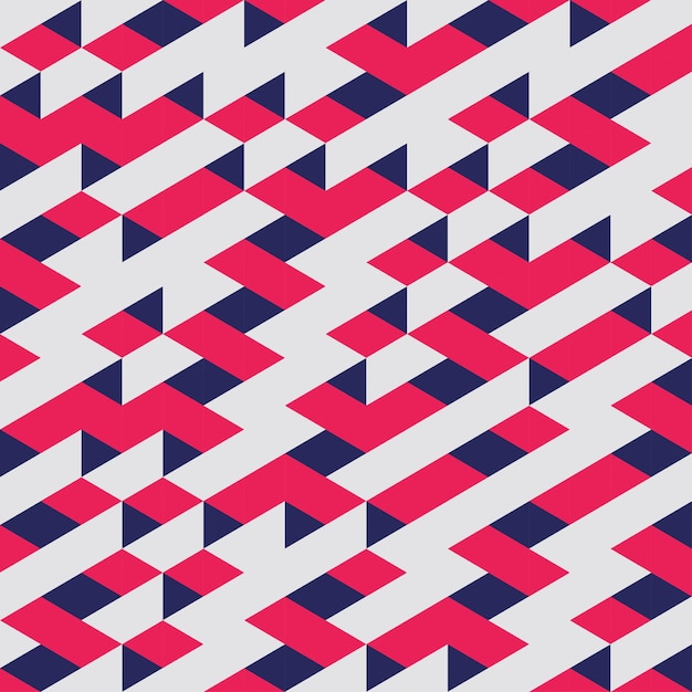 red geometric seamless pattern abstract background vector illustration