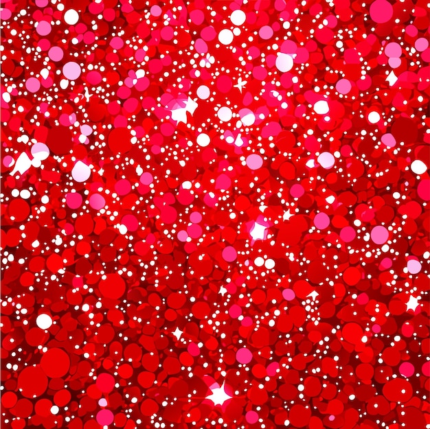 Vector red glitter celebration background