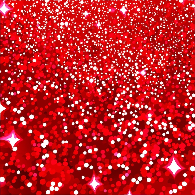 Vector red glitter celebration background