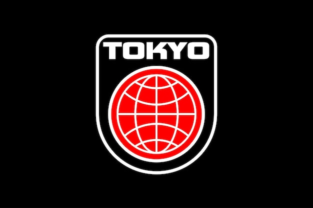 A red globe with the word tokyo on it