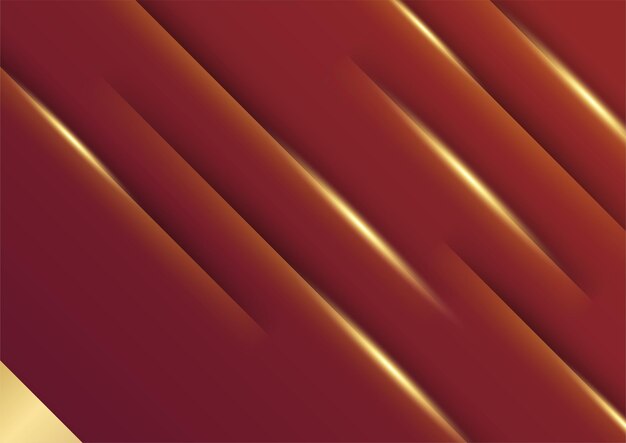 Vector red and gold abstract christmas background