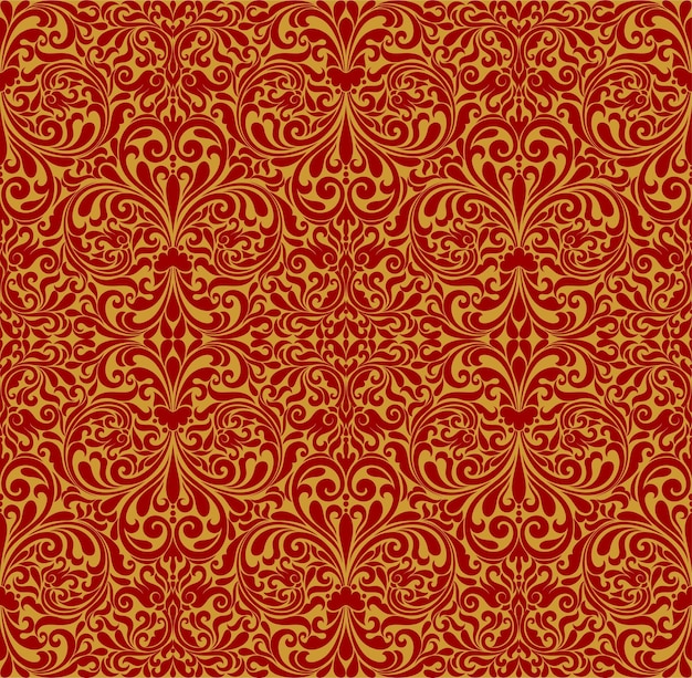 Red and gold wallpaper that says golden on it