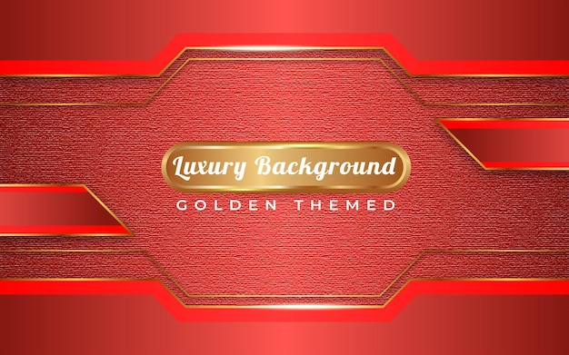 Red golden background