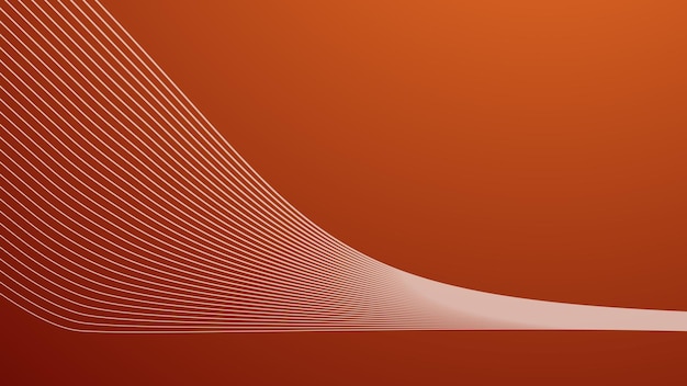 Red gradient abstract background with curve line