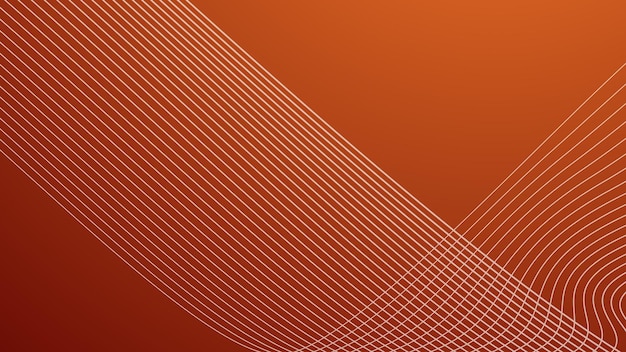 Red gradient abstract background with curve line
