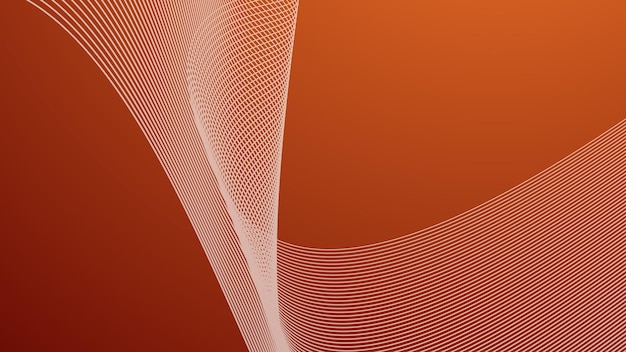 Red gradient abstract background with curve line