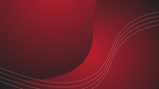 Red gradient background wallpaper vector image for backdrop or presentation