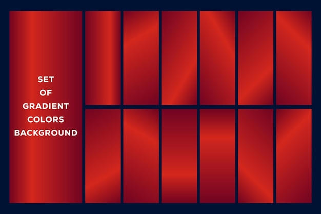 red gradient set background