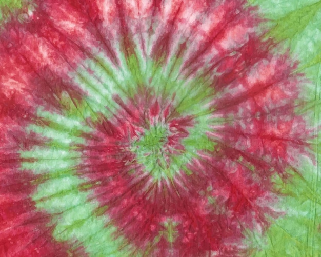 Disegno del fondo del modello a spirale rosso verde dell'acquerello