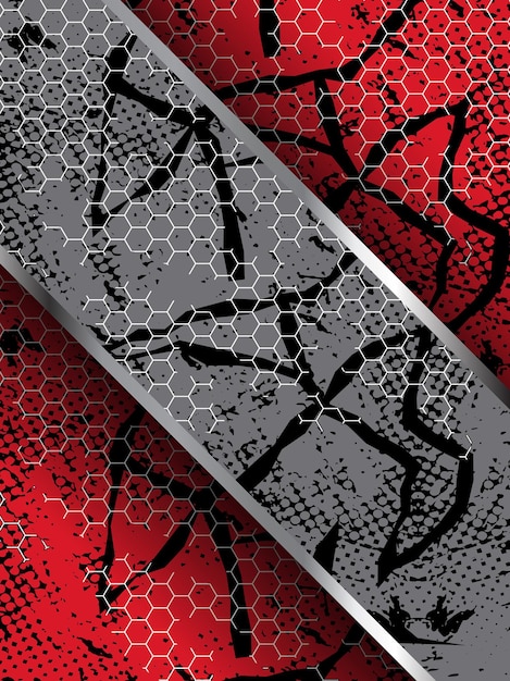 Vector red grey camouflage pattern vector