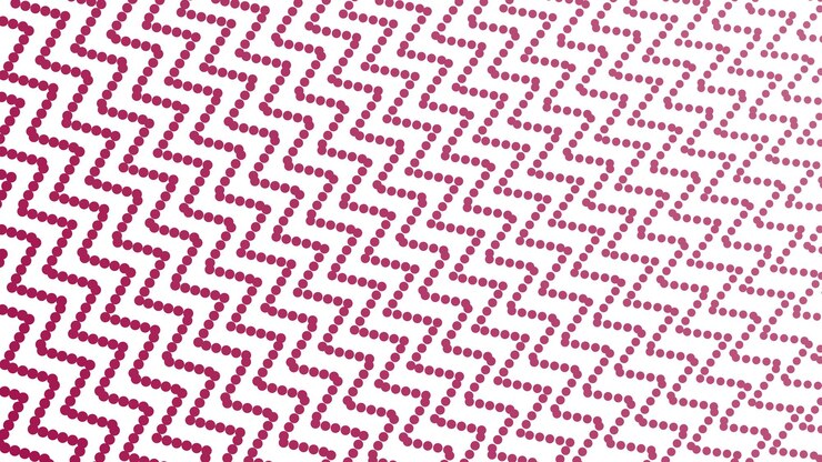 Vector red halftone pattern abstract background for fabric style