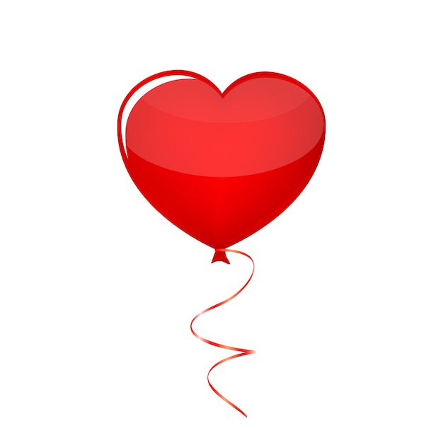 Red heart balloon