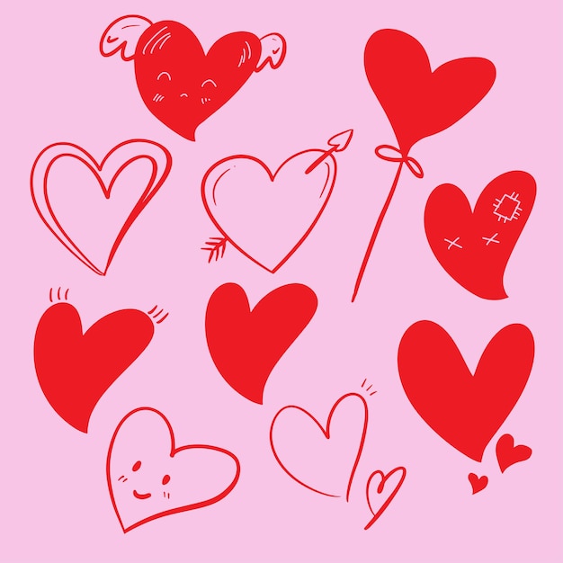 The red heart bundle vector image  for valentineÃÂ¢ÃÂÃÂs  day