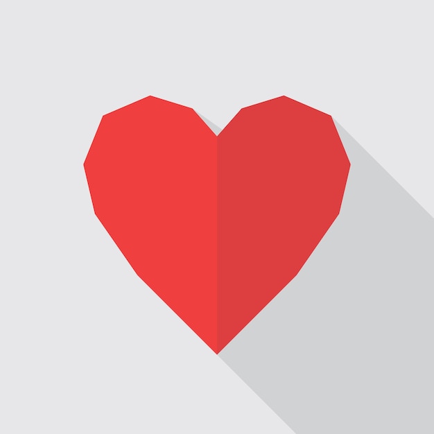 Red Heart Flat Icon