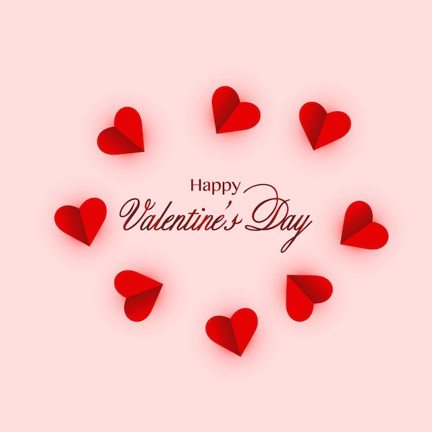 red hearts background