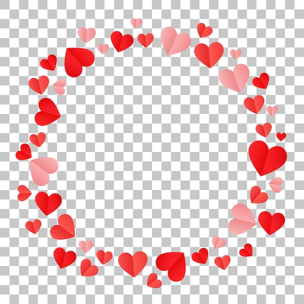 red hearts confetti background st valentines day pattern love sweet moment