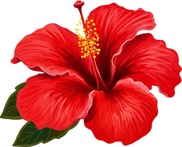 red hibiscus