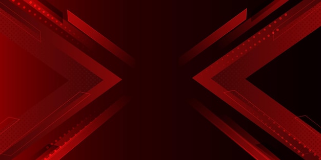 Red Hitech Futuristic Background