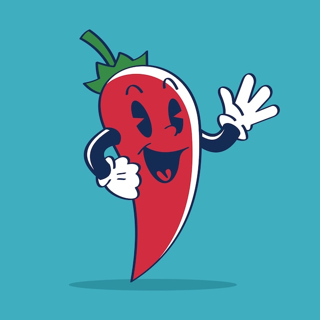 Red Hot Chili Pepper stripfiguur Say Hai