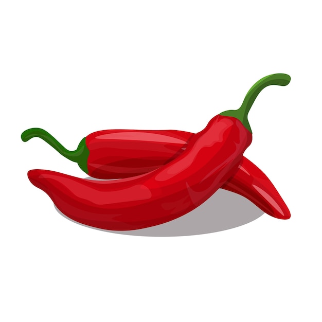 red hot chili peppers vector illustration
