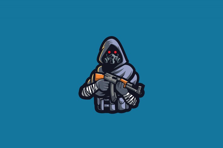 Красный охотник E Sports Logo