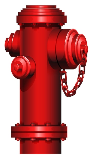 Vector a red hydrant