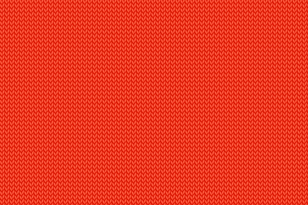 赤いニットのテクスチャ