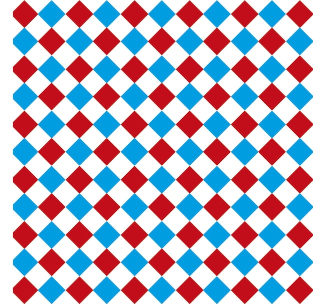 Vector red and light blue vector square pattern