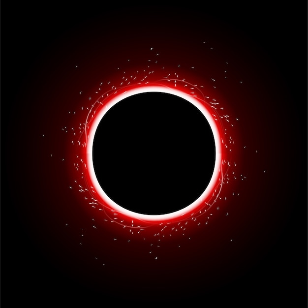 Red light circle background