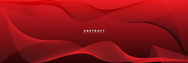 Red line abstract background with black gradient