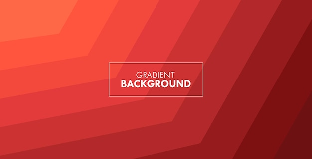 Vector red linear gradient background cover minimal vector geometric wallpaper