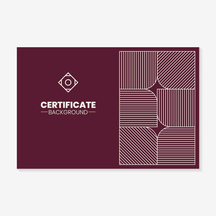 Vector red luxury background template for banner and certificate design
