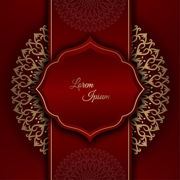 Red luxury background vector design