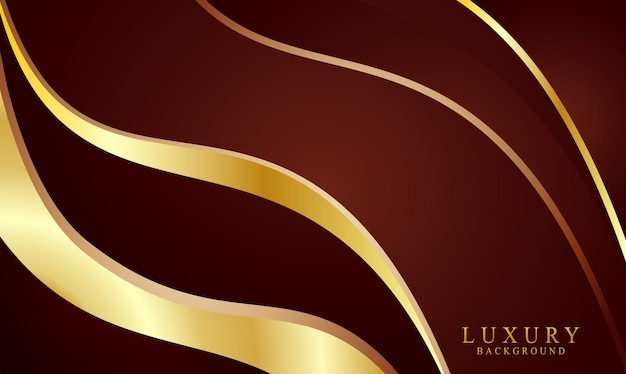 Red luxury background with golden colours.